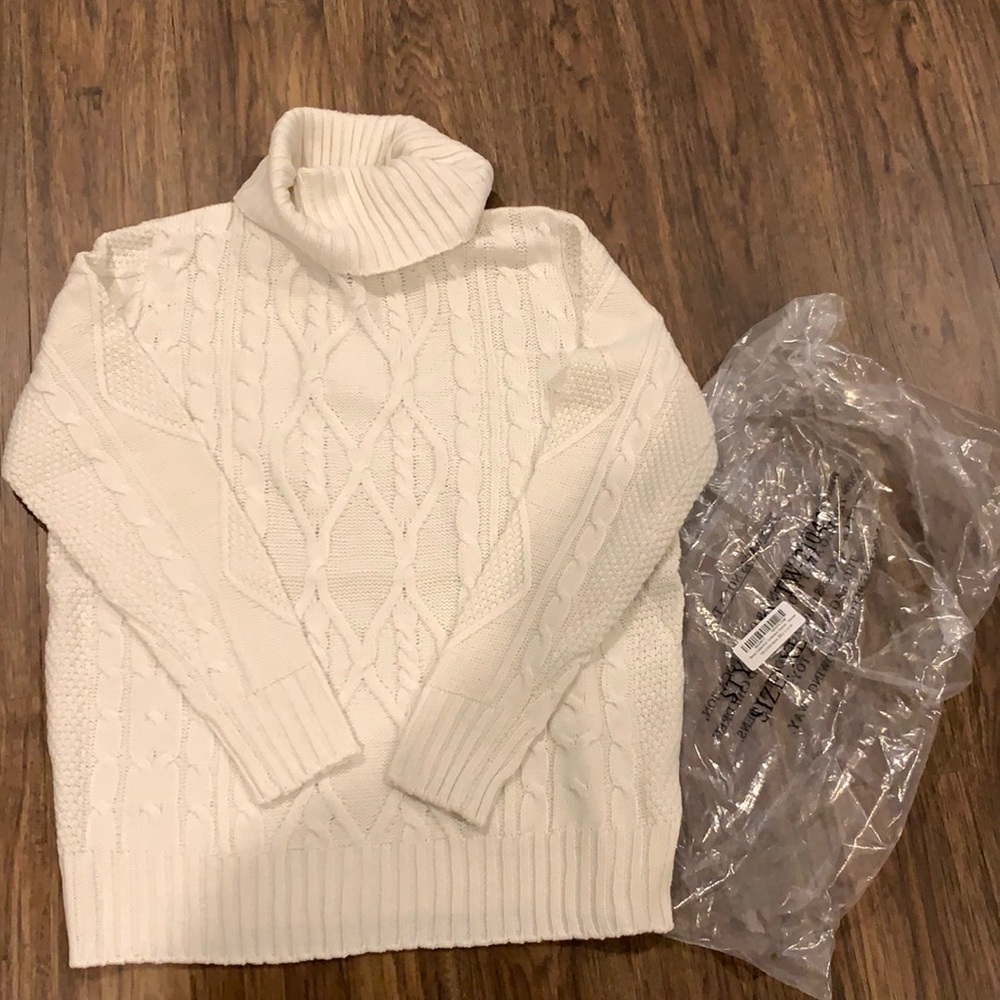 COPY - Brand new cable knit sweater. From Zulily. Came and not what my daughter…